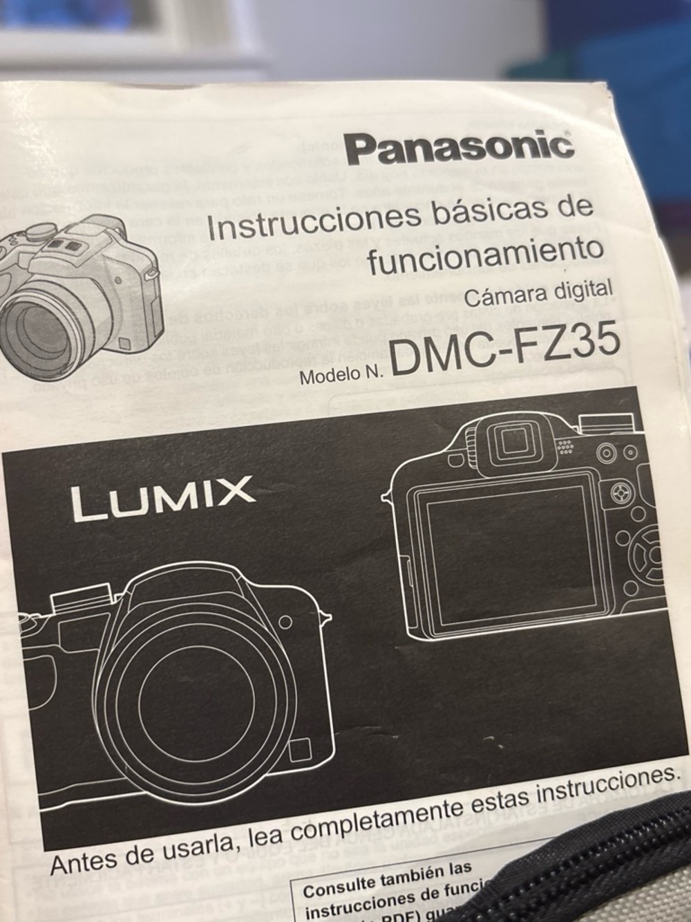 Panasonic Lumix DMC-FZ35 Manual - Black & White